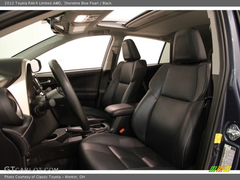Shoreline Blue Pearl / Black 2013 Toyota RAV4 Limited AWD