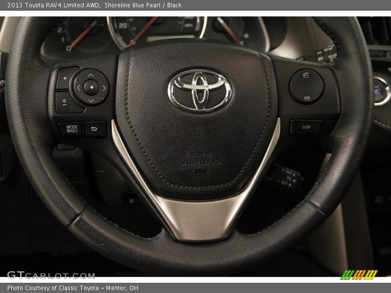 Shoreline Blue Pearl / Black 2013 Toyota RAV4 Limited AWD