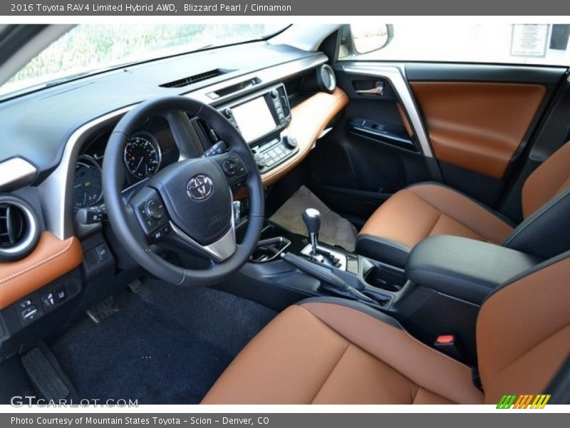 Cinnamon Interior - 2016 RAV4 Limited Hybrid AWD 