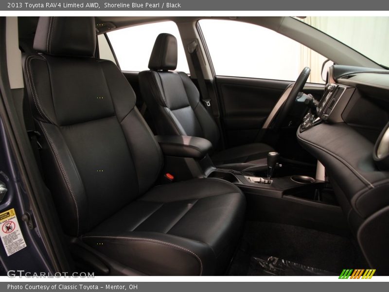 Shoreline Blue Pearl / Black 2013 Toyota RAV4 Limited AWD