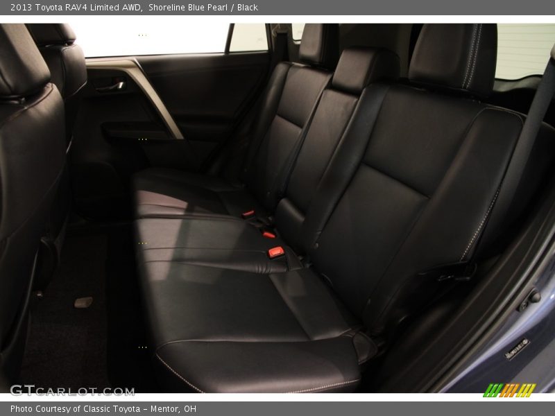 Shoreline Blue Pearl / Black 2013 Toyota RAV4 Limited AWD
