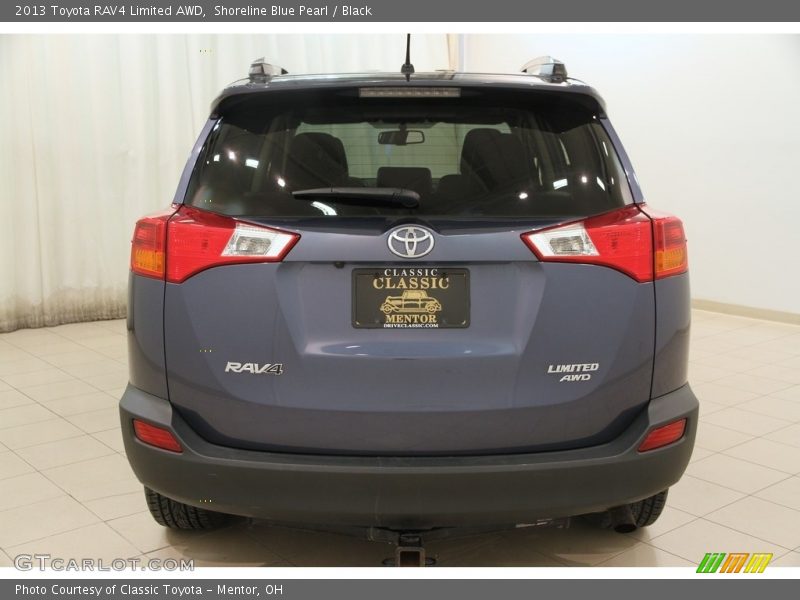 Shoreline Blue Pearl / Black 2013 Toyota RAV4 Limited AWD