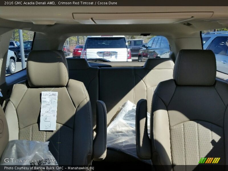 Crimson Red Tintcoat / Cocoa Dune 2016 GMC Acadia Denali AWD