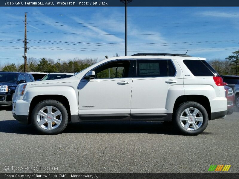 White Frost Tricoat / Jet Black 2016 GMC Terrain SLE AWD