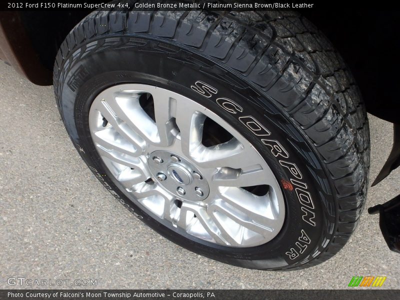 Golden Bronze Metallic / Platinum Sienna Brown/Black Leather 2012 Ford F150 Platinum SuperCrew 4x4