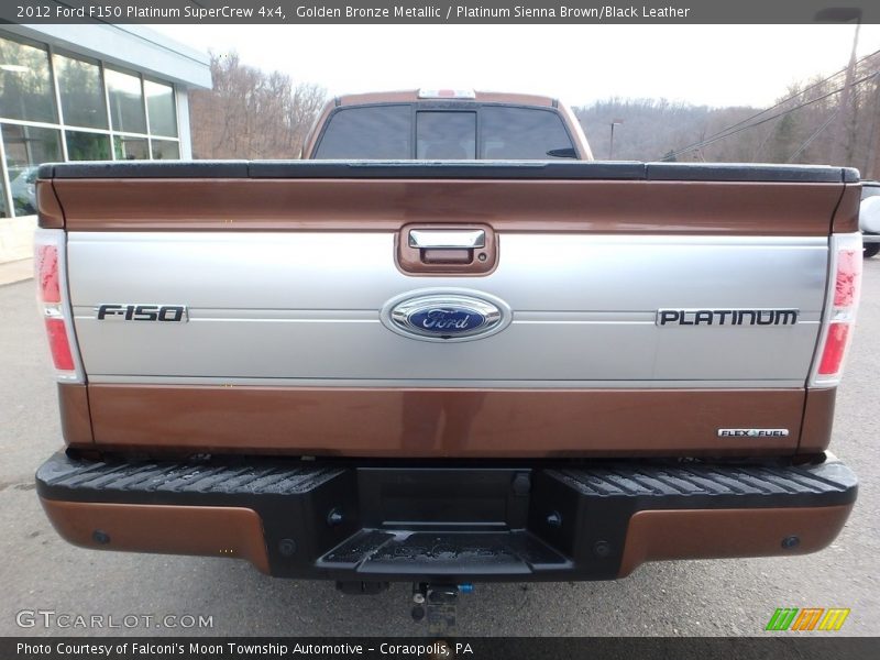 Golden Bronze Metallic / Platinum Sienna Brown/Black Leather 2012 Ford F150 Platinum SuperCrew 4x4