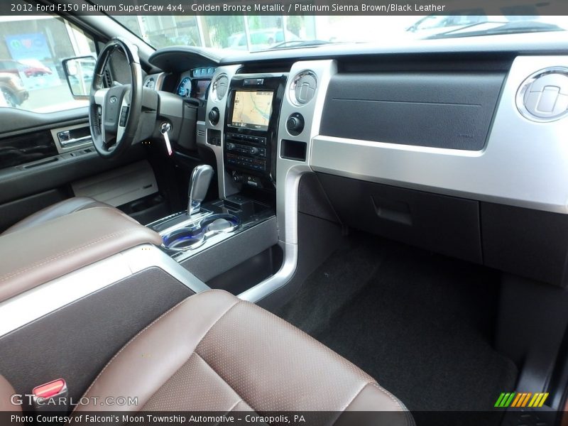 Golden Bronze Metallic / Platinum Sienna Brown/Black Leather 2012 Ford F150 Platinum SuperCrew 4x4