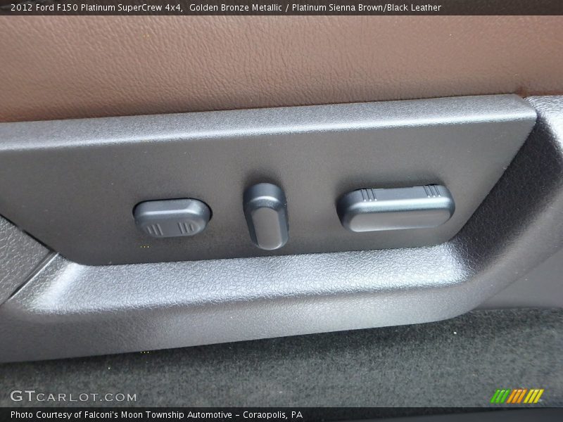 Golden Bronze Metallic / Platinum Sienna Brown/Black Leather 2012 Ford F150 Platinum SuperCrew 4x4