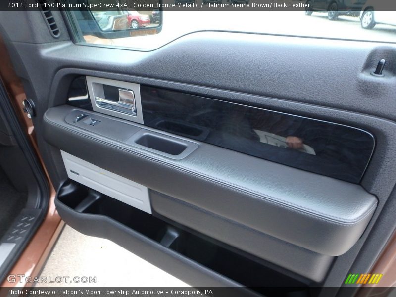 Golden Bronze Metallic / Platinum Sienna Brown/Black Leather 2012 Ford F150 Platinum SuperCrew 4x4