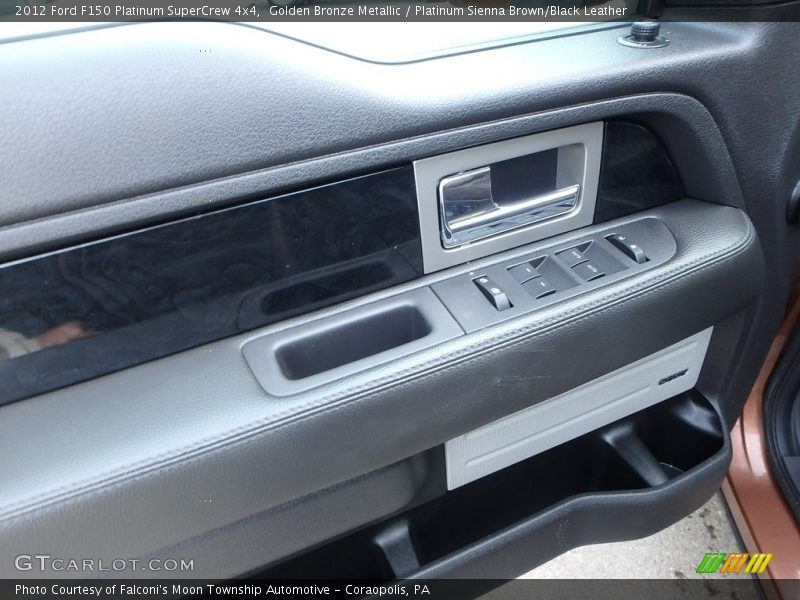 Golden Bronze Metallic / Platinum Sienna Brown/Black Leather 2012 Ford F150 Platinum SuperCrew 4x4