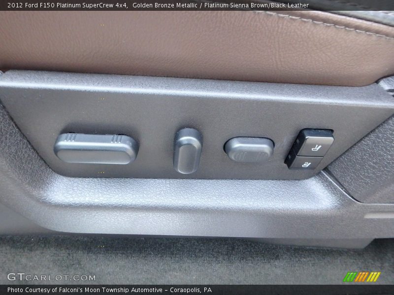 Golden Bronze Metallic / Platinum Sienna Brown/Black Leather 2012 Ford F150 Platinum SuperCrew 4x4