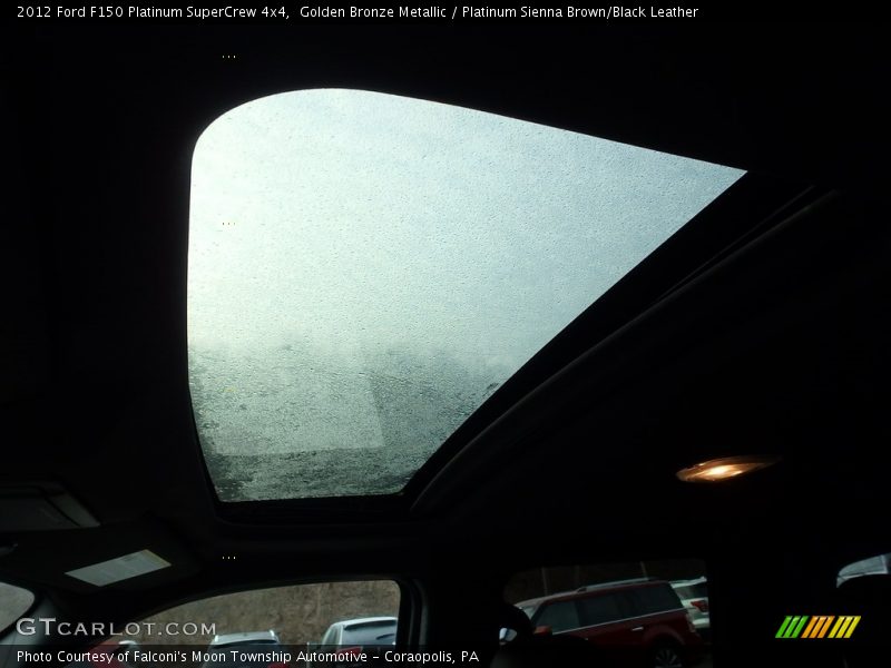 Golden Bronze Metallic / Platinum Sienna Brown/Black Leather 2012 Ford F150 Platinum SuperCrew 4x4