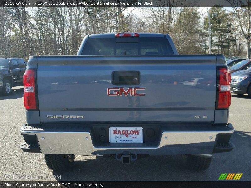 Light Steel Gray Metallic / Jet Black 2016 GMC Sierra 1500 SLE Double Cab 4WD