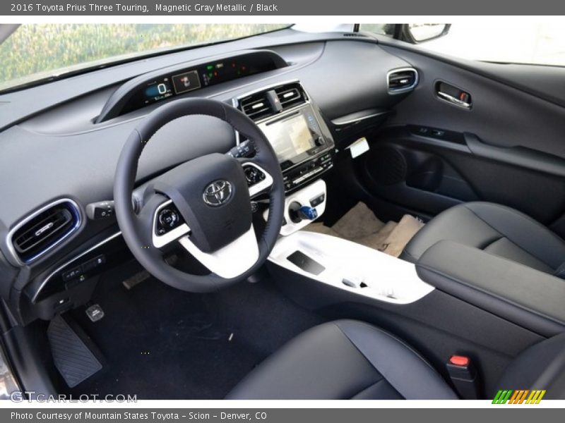  2016 Prius Three Touring Black Interior