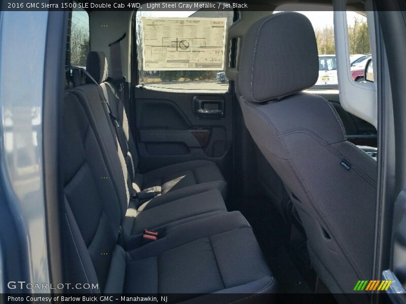 Light Steel Gray Metallic / Jet Black 2016 GMC Sierra 1500 SLE Double Cab 4WD