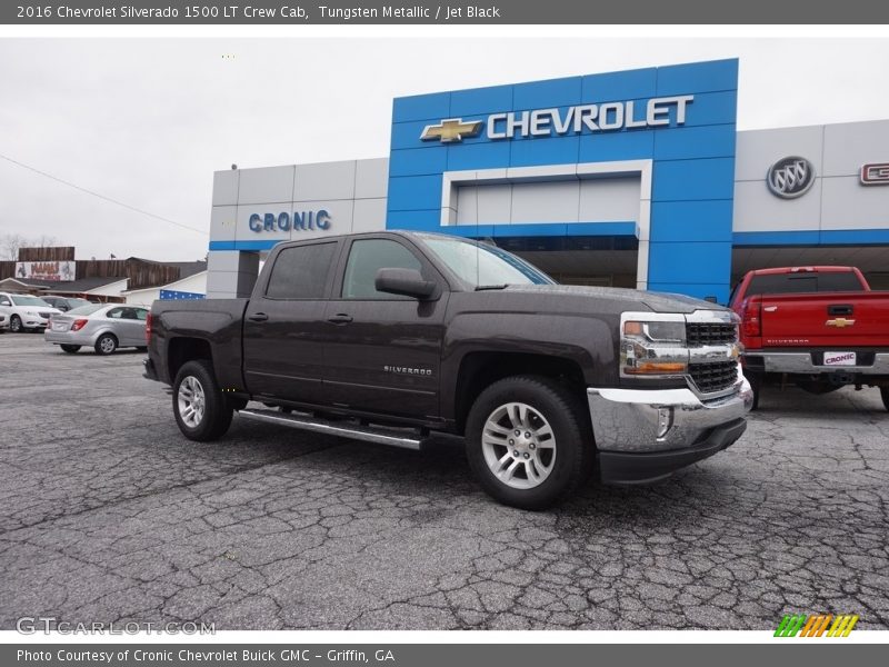 Tungsten Metallic / Jet Black 2016 Chevrolet Silverado 1500 LT Crew Cab