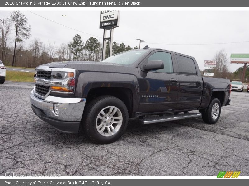 Tungsten Metallic / Jet Black 2016 Chevrolet Silverado 1500 LT Crew Cab