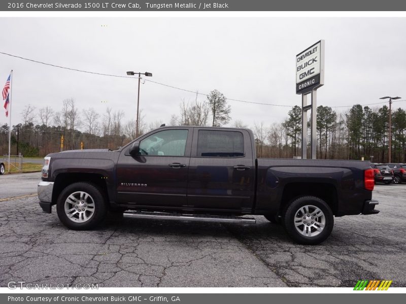 Tungsten Metallic / Jet Black 2016 Chevrolet Silverado 1500 LT Crew Cab