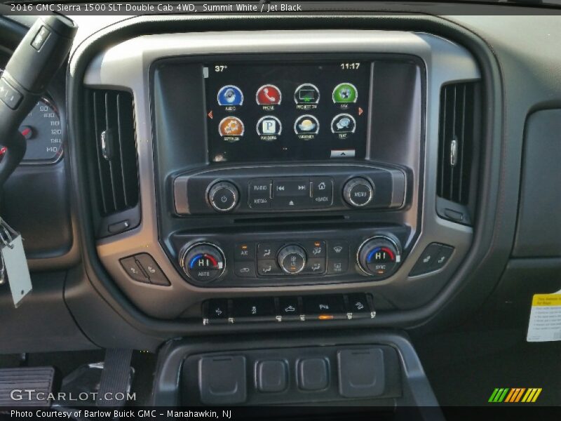 Summit White / Jet Black 2016 GMC Sierra 1500 SLT Double Cab 4WD