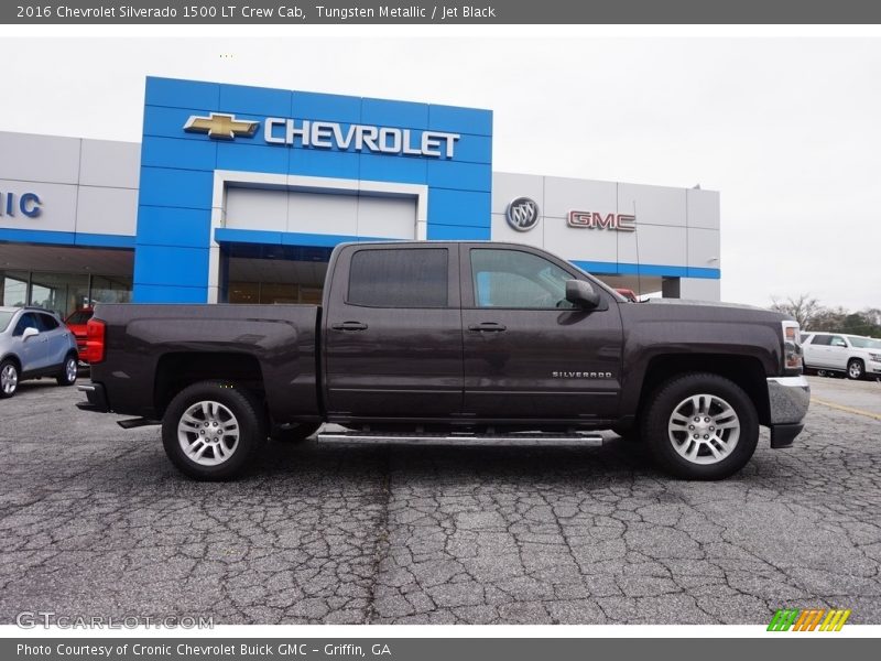 Tungsten Metallic / Jet Black 2016 Chevrolet Silverado 1500 LT Crew Cab