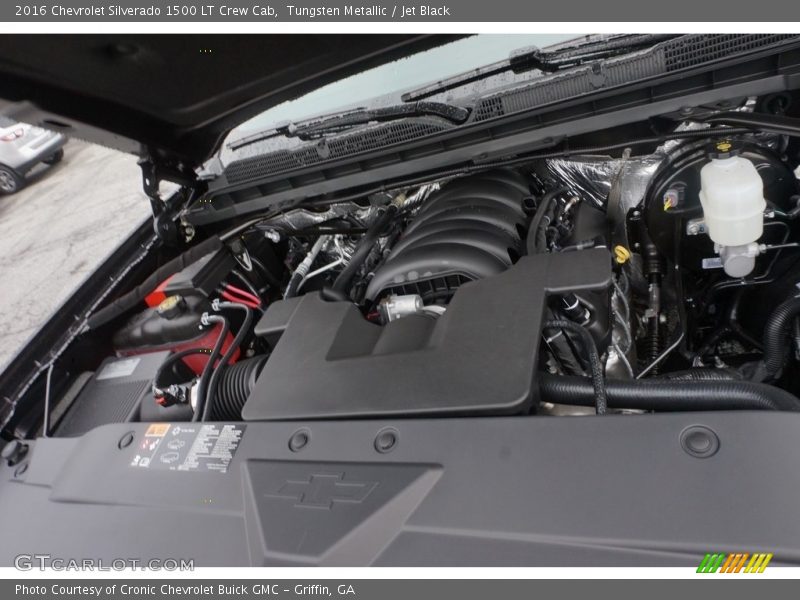 Tungsten Metallic / Jet Black 2016 Chevrolet Silverado 1500 LT Crew Cab