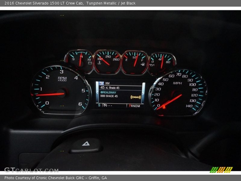 Tungsten Metallic / Jet Black 2016 Chevrolet Silverado 1500 LT Crew Cab