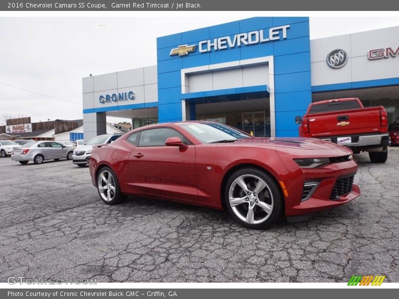 Garnet Red Tintcoat / Jet Black 2016 Chevrolet Camaro SS Coupe