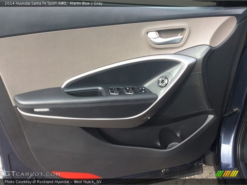 Marlin Blue / Gray 2014 Hyundai Santa Fe Sport AWD
