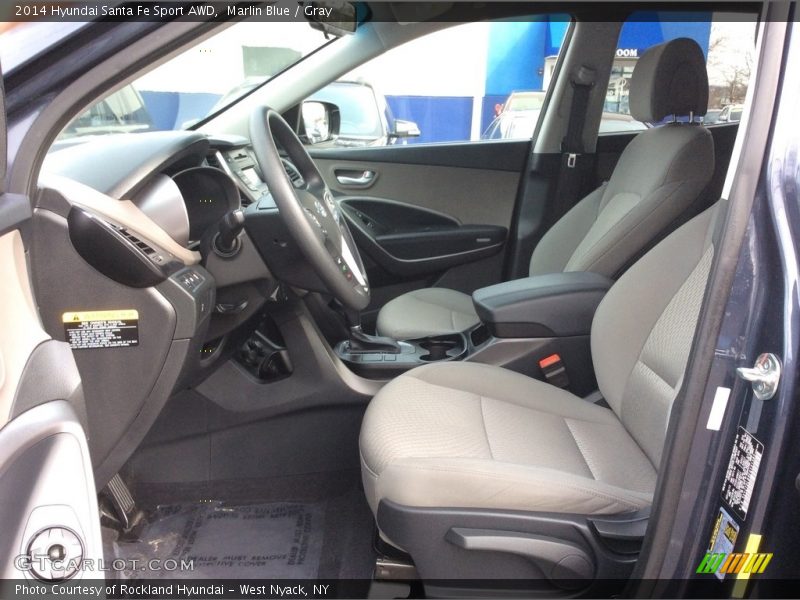Marlin Blue / Gray 2014 Hyundai Santa Fe Sport AWD