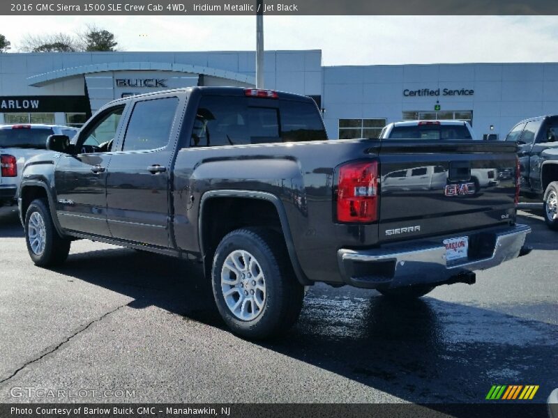 Iridium Metallic / Jet Black 2016 GMC Sierra 1500 SLE Crew Cab 4WD
