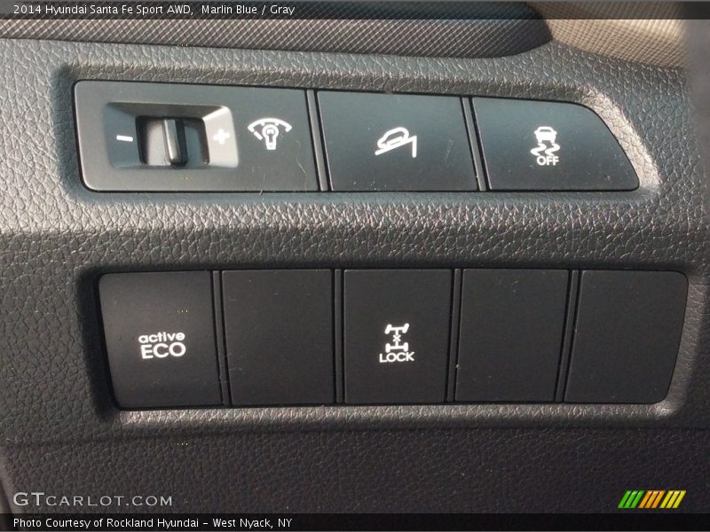 Marlin Blue / Gray 2014 Hyundai Santa Fe Sport AWD