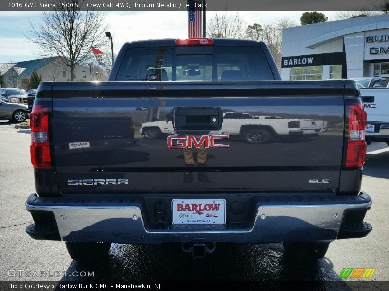 Iridium Metallic / Jet Black 2016 GMC Sierra 1500 SLE Crew Cab 4WD