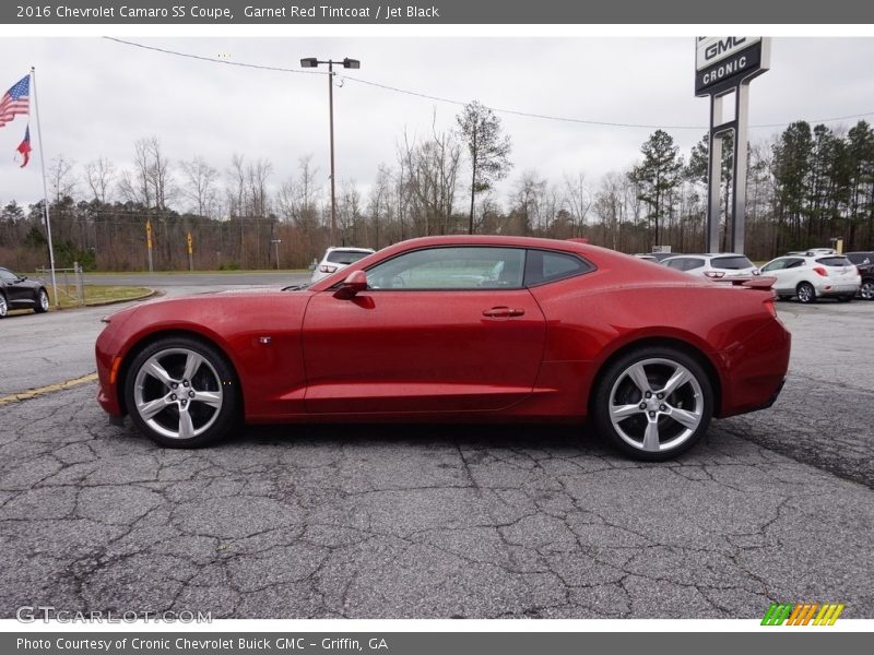 Garnet Red Tintcoat / Jet Black 2016 Chevrolet Camaro SS Coupe