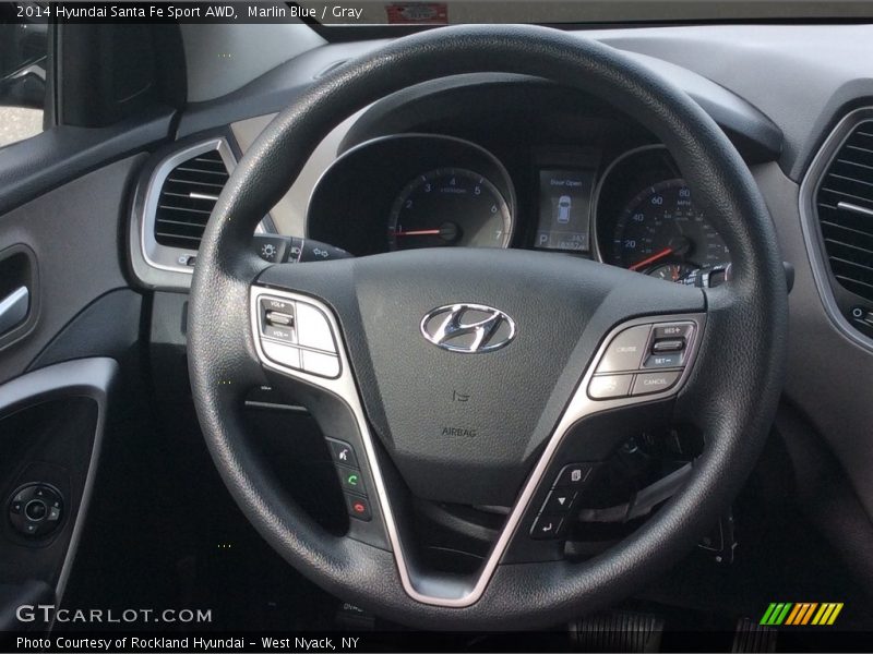 Marlin Blue / Gray 2014 Hyundai Santa Fe Sport AWD