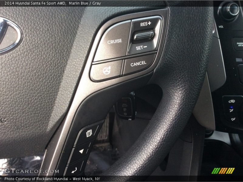 Marlin Blue / Gray 2014 Hyundai Santa Fe Sport AWD