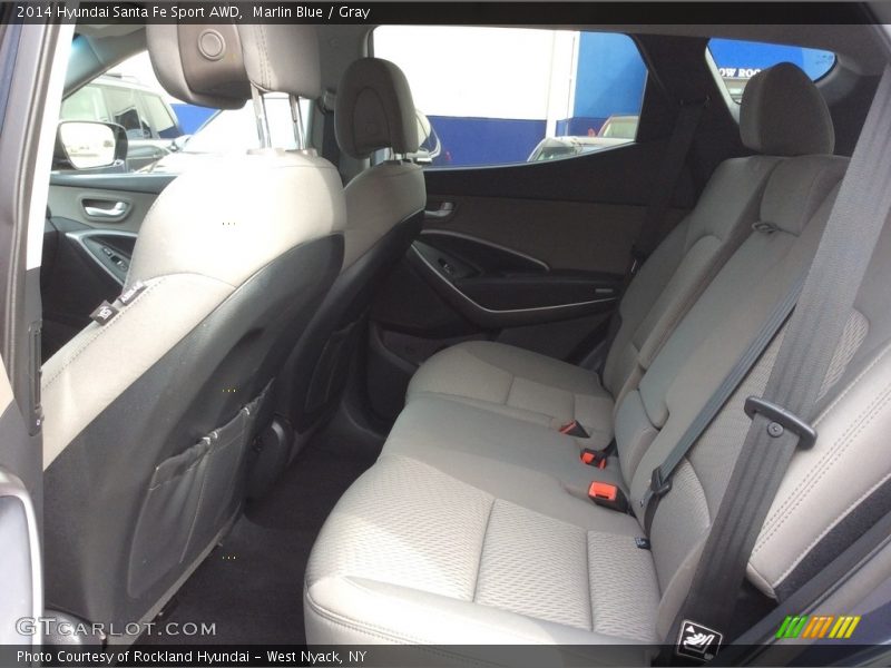 Marlin Blue / Gray 2014 Hyundai Santa Fe Sport AWD