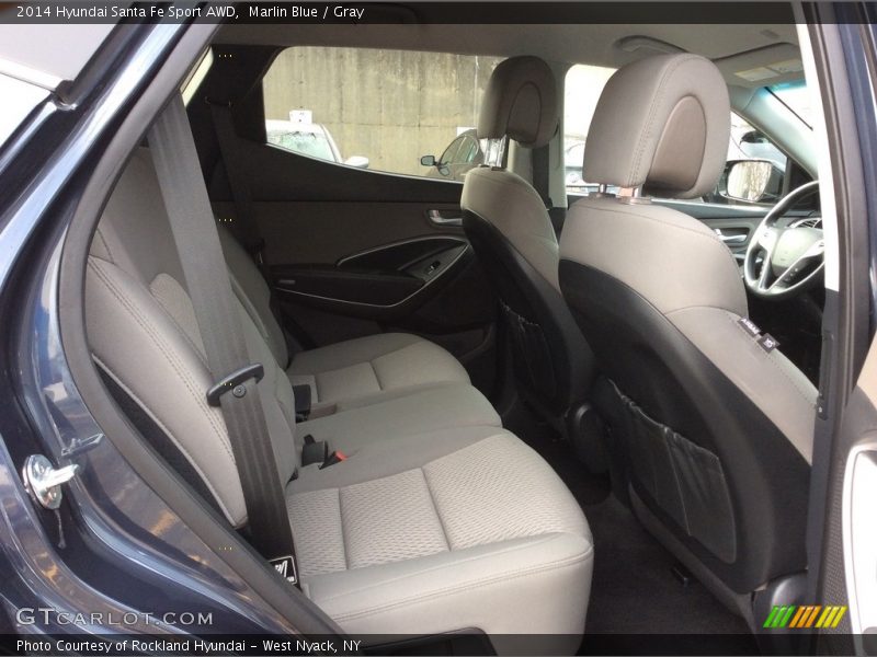 Marlin Blue / Gray 2014 Hyundai Santa Fe Sport AWD