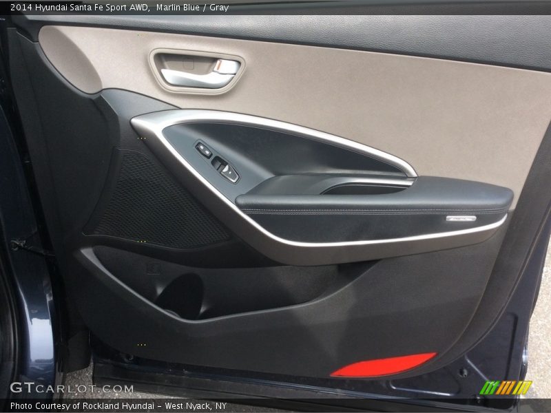 Marlin Blue / Gray 2014 Hyundai Santa Fe Sport AWD