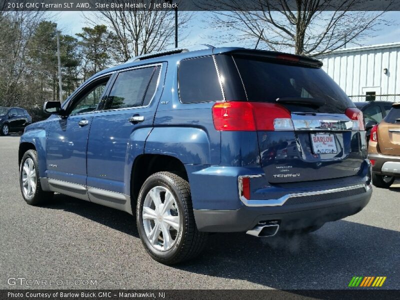 Slate Blue Metallic / Jet Black 2016 GMC Terrain SLT AWD