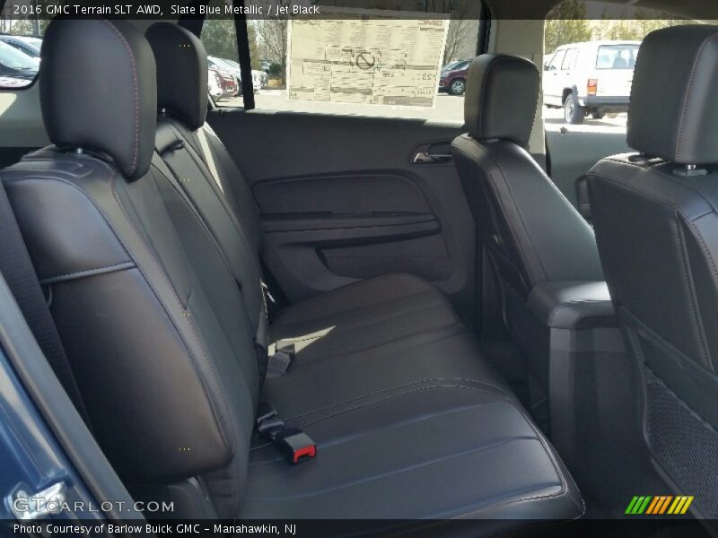 Slate Blue Metallic / Jet Black 2016 GMC Terrain SLT AWD