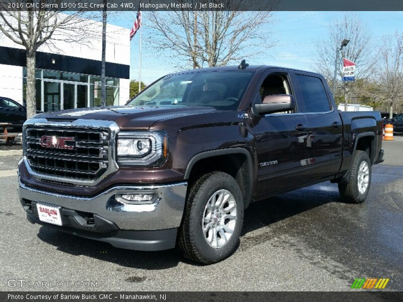 Mahogany Metallic / Jet Black 2016 GMC Sierra 1500 SLE Crew Cab 4WD