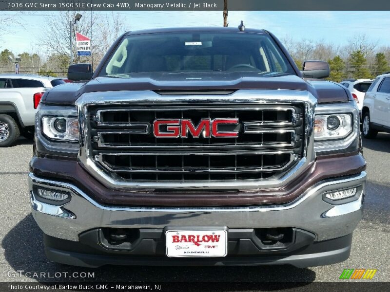 Mahogany Metallic / Jet Black 2016 GMC Sierra 1500 SLE Crew Cab 4WD