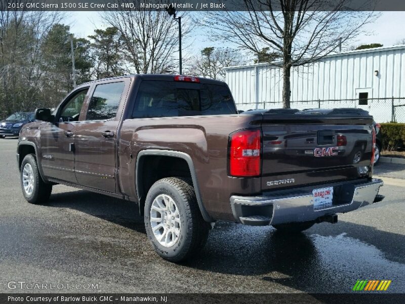 Mahogany Metallic / Jet Black 2016 GMC Sierra 1500 SLE Crew Cab 4WD