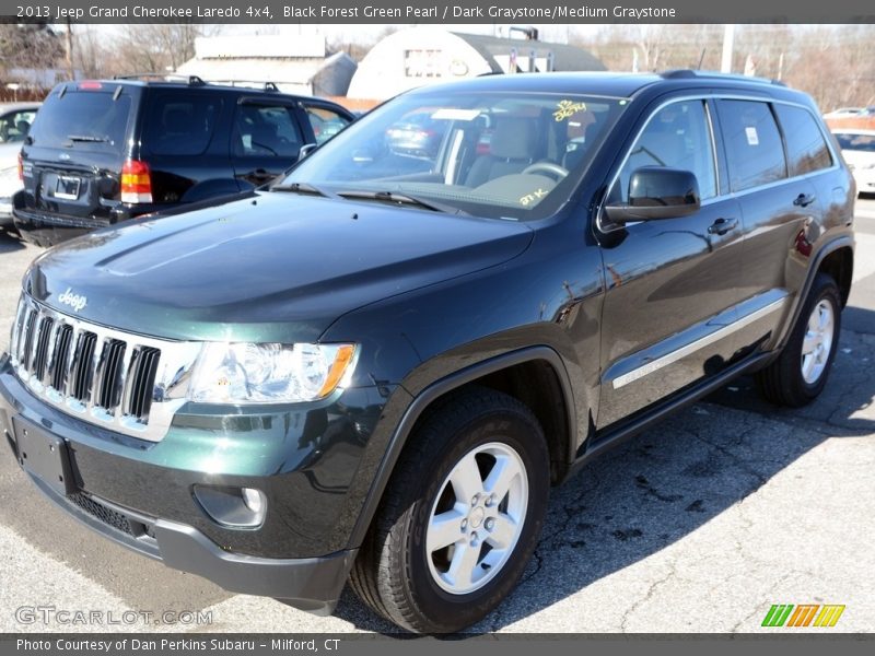 Black Forest Green Pearl / Dark Graystone/Medium Graystone 2013 Jeep Grand Cherokee Laredo 4x4