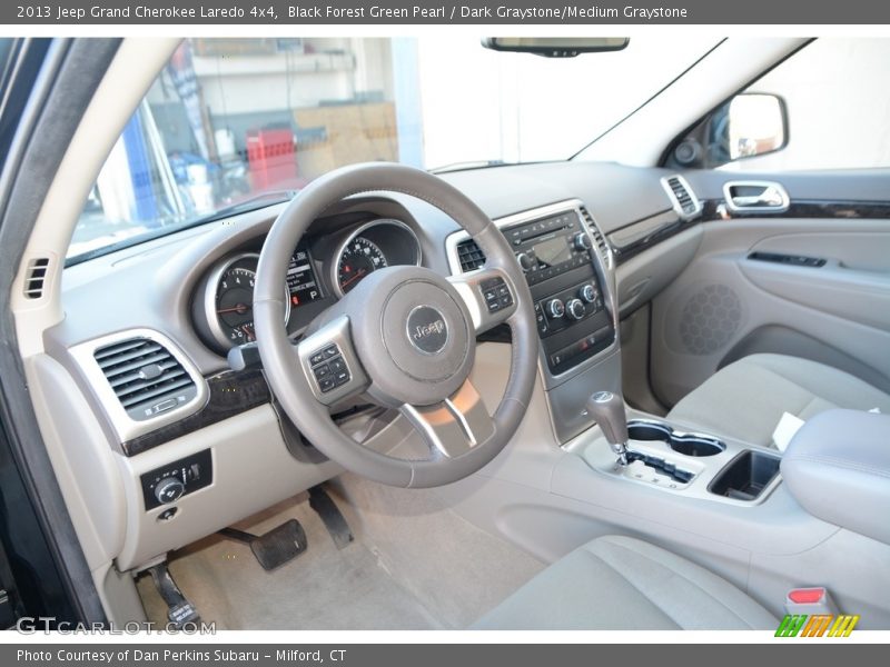 Black Forest Green Pearl / Dark Graystone/Medium Graystone 2013 Jeep Grand Cherokee Laredo 4x4