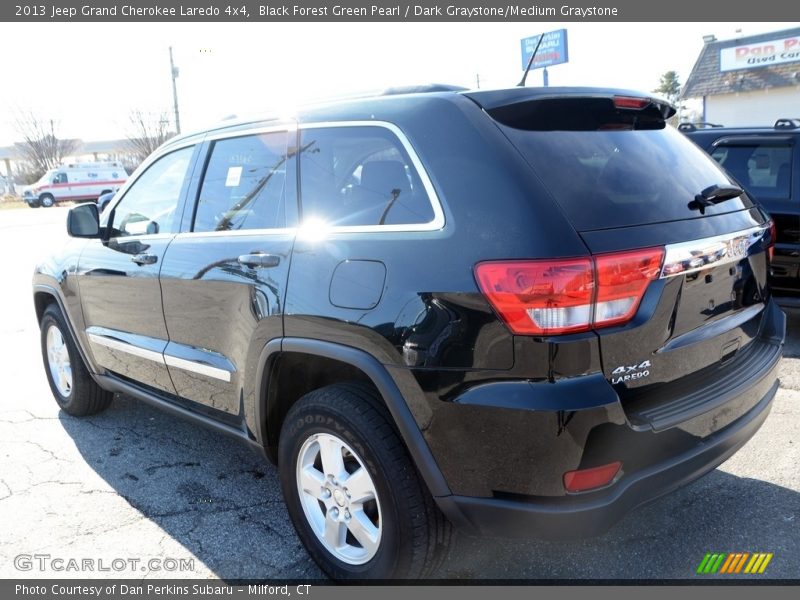 Black Forest Green Pearl / Dark Graystone/Medium Graystone 2013 Jeep Grand Cherokee Laredo 4x4