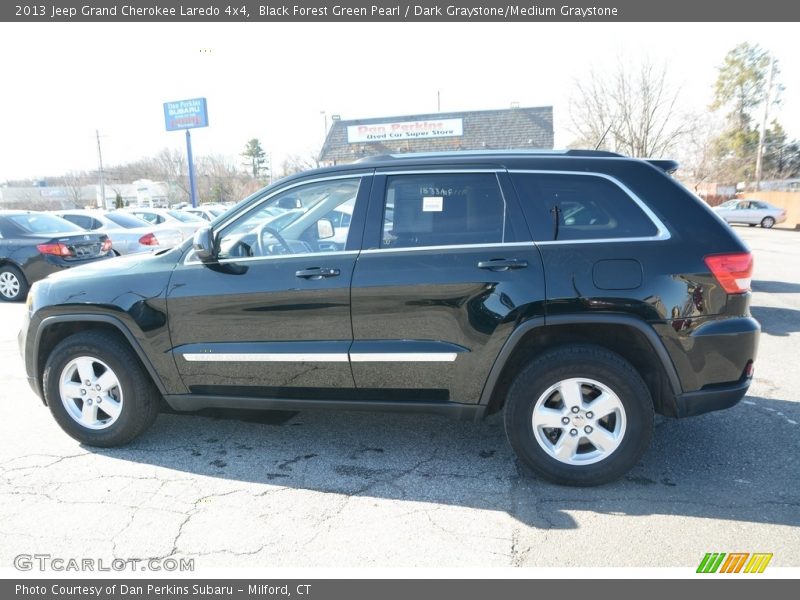 Black Forest Green Pearl / Dark Graystone/Medium Graystone 2013 Jeep Grand Cherokee Laredo 4x4