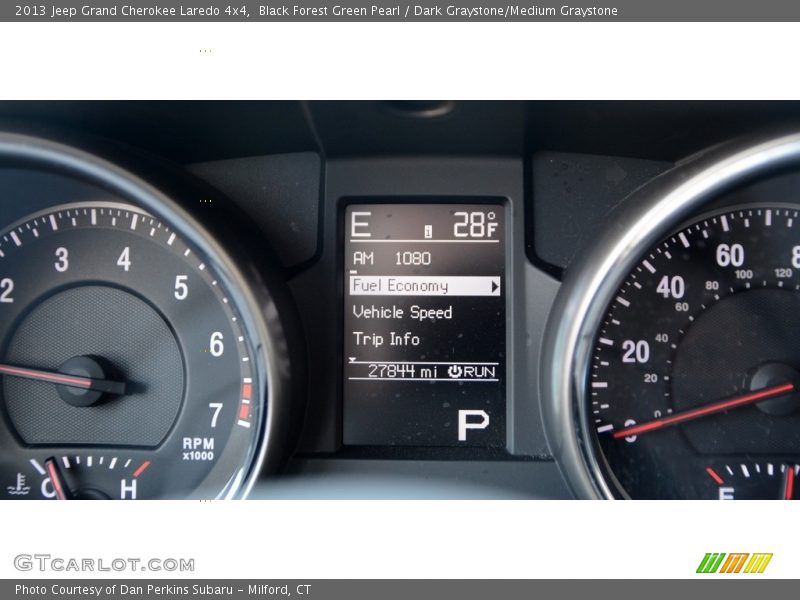 Black Forest Green Pearl / Dark Graystone/Medium Graystone 2013 Jeep Grand Cherokee Laredo 4x4