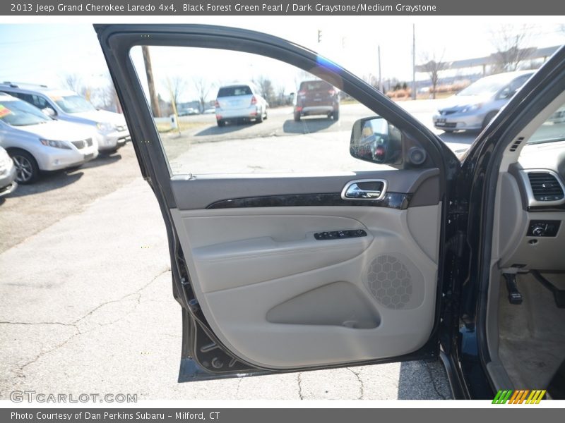 Black Forest Green Pearl / Dark Graystone/Medium Graystone 2013 Jeep Grand Cherokee Laredo 4x4