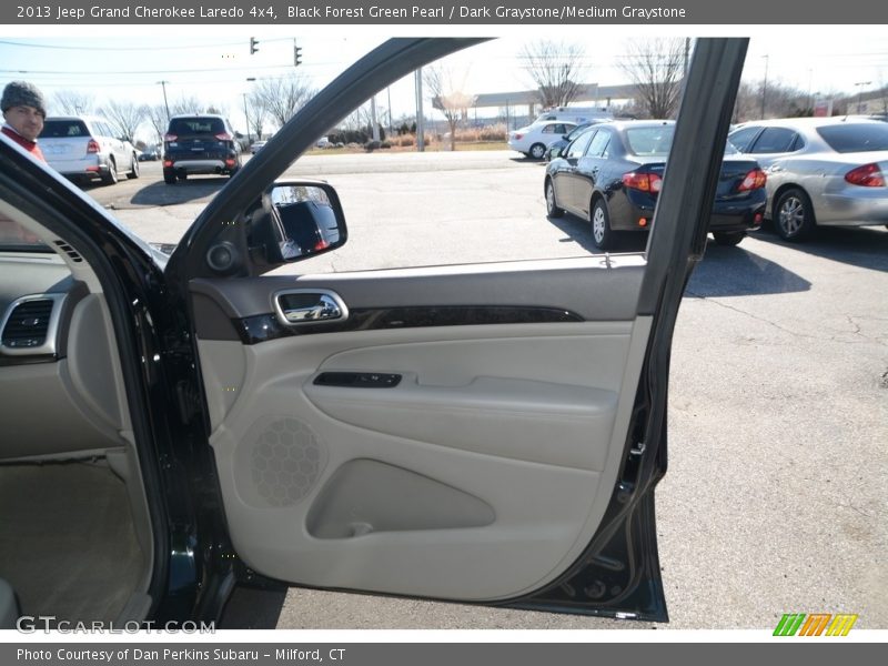 Black Forest Green Pearl / Dark Graystone/Medium Graystone 2013 Jeep Grand Cherokee Laredo 4x4